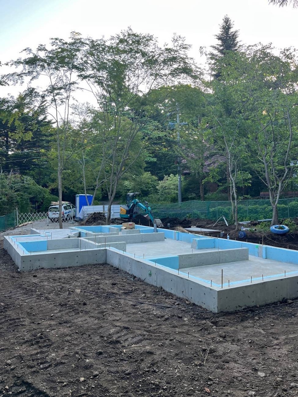 基礎工事完了