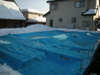 雪搬出中！