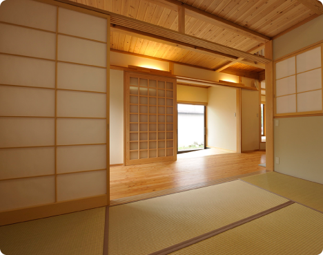 木の家であること