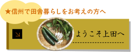 ようこそ上田へ